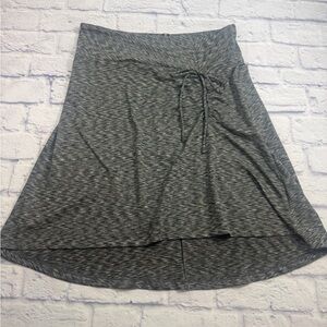 The North Face Women's Charcoal Heather High-Low Drawstring Skirt. Size Medium.